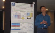 Picture of Dr Tom Li (Auckland University) who was awarded a premier poster prize at the QMB ID 2017 meeting