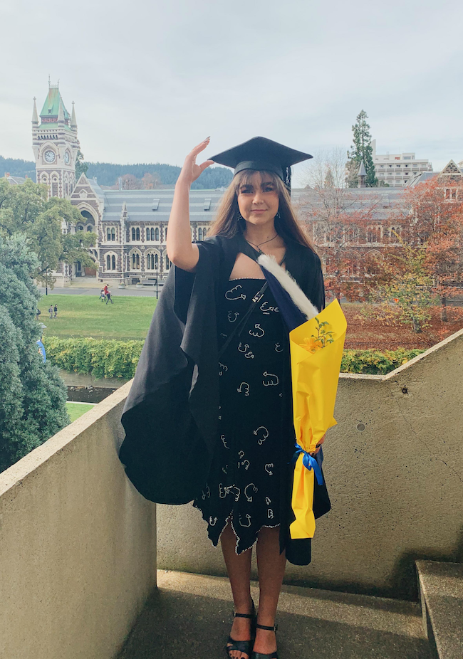 Beautiful biochem dress highlights deep connection between science and  design | University of Otago