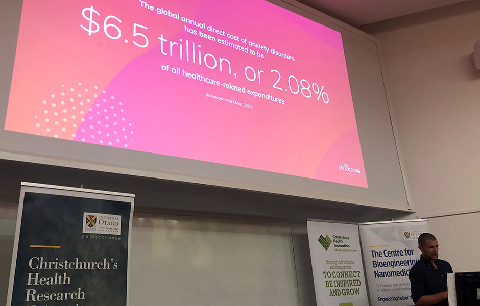 Global cost of anxiety disorders slide.