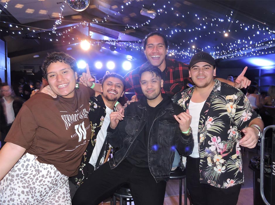 Members of TRM enjoy a social event.
