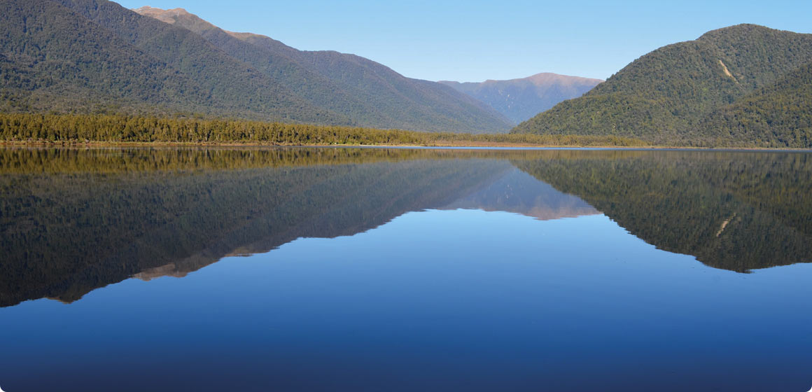 Lake paringa banner