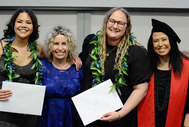 Kalilea and Brooke receive 6th year Pacific Prize