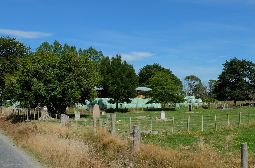 St Johns Cemetery seen from Back Rd, 2016 full width image