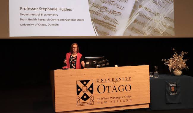 Stephanie Hughes delivering her Inaugural Professorial Lecture image