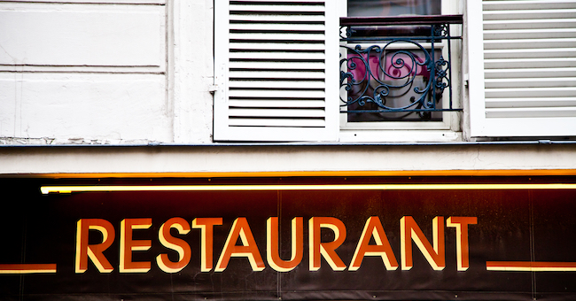 Restaurant sign 
