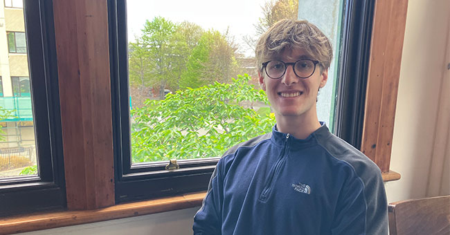 Second-year Humanities student Payton Mitchell recently won Outstanding Member of the University of Otago Community at the Blues and Golds Awards for his student advocacy. 
