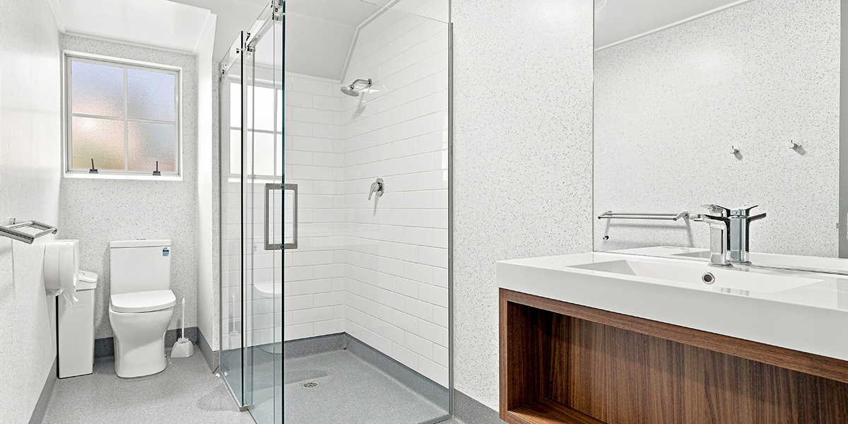 Bathroom with shower 
