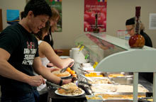 Servery at lunch
