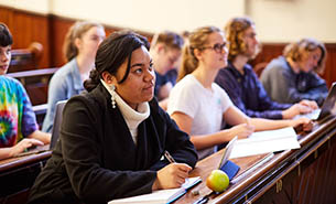 Students in a lecture