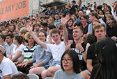 Group of people cheering-thumbnail image