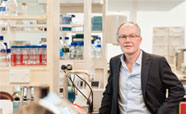Thumbnail of Professor Greg Cook in lab