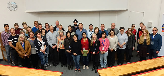 Department of Pathology and Biomedical Science group photo (2017)