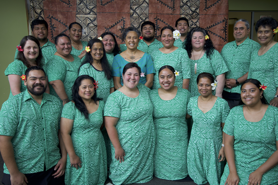 The Va'a o Tautai staff group photo 