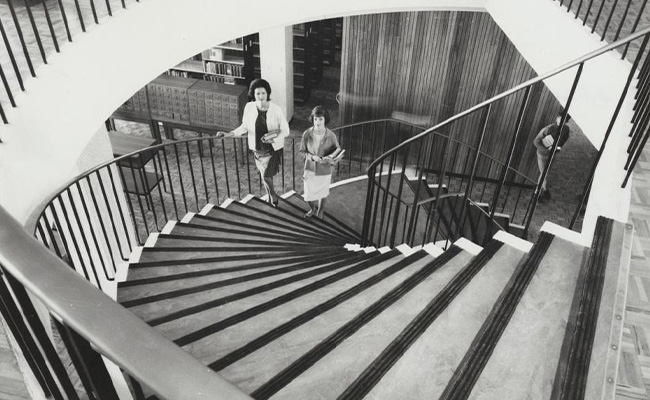 Central Library spiral staircase