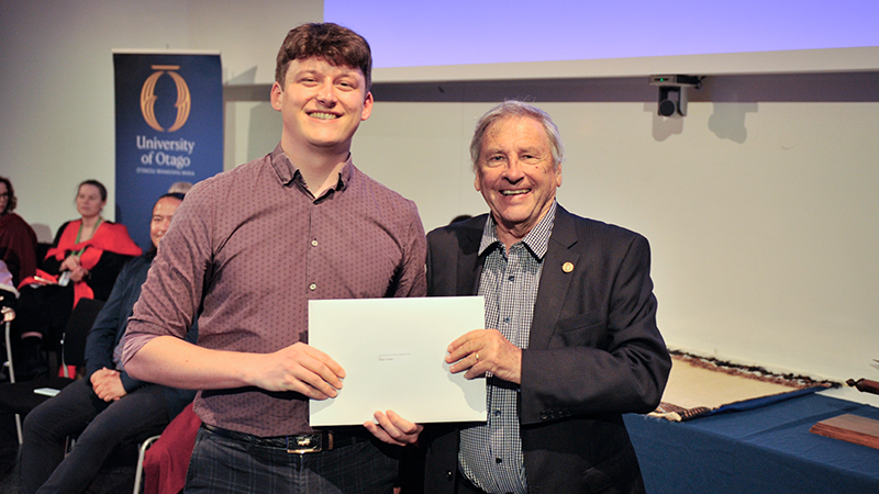 Student Awards Linton Adams and Stefan Krekeler