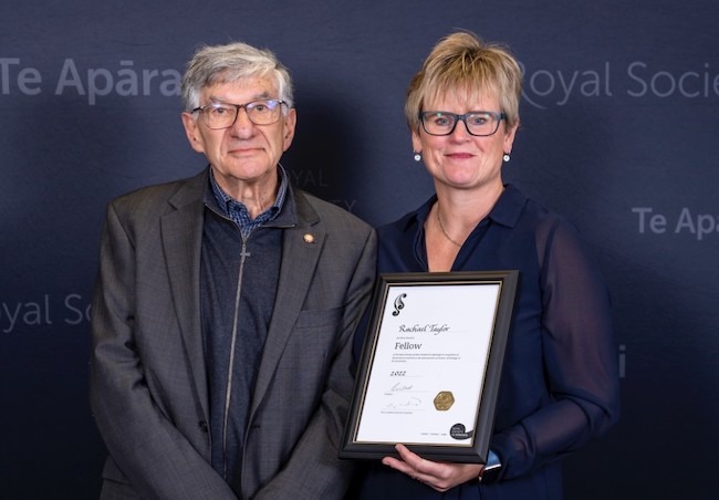 Rachael Taylor and Jim Mann Royal Society