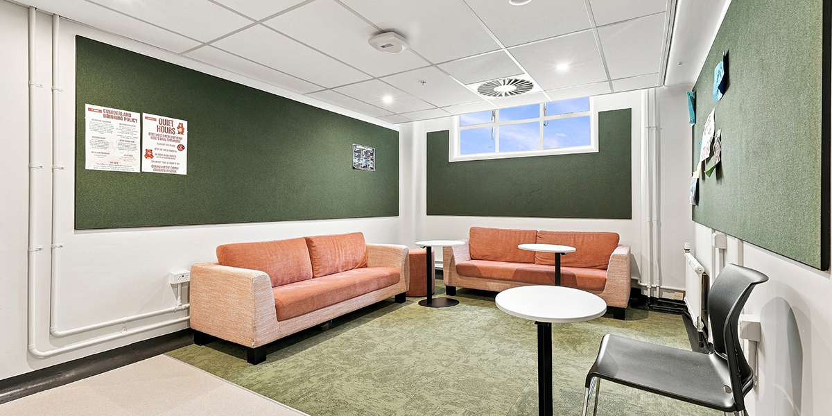 Common room with sofas and chairs
