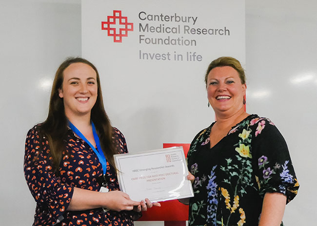 Emma Spencer receives HRSC award 2021