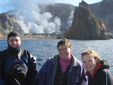 Researchers at Whakaare White Island image