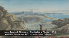 John Turnbull Thompson painting of Canterbury Plains