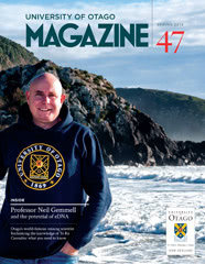 University of Otago magazine issue 47 cover