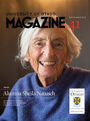 University of Otago Magazine issue 40 cover