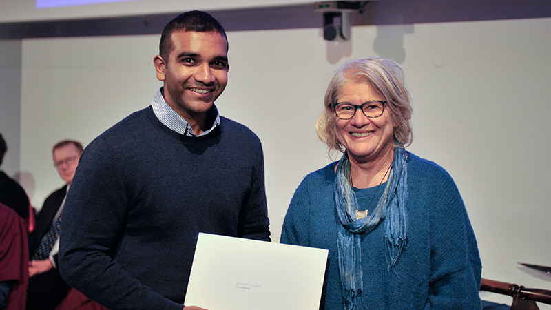 Student Awards Rahul Rahubadde  Bettina Bradbury