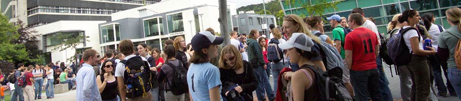 Students waiting for class