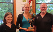 Rosie Brown Judith Swart Dave Grattan with CNE PhD Prize trophy 2020_thumb