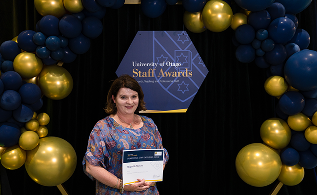 Megan McPherson staff awards image