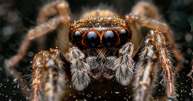 jumping-spider closeup