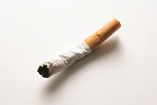 Cigarette butt used