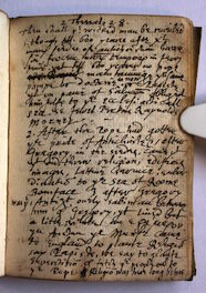 Sermon notes, page 185