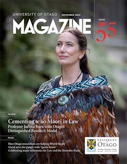 University of Otago Magazine issue 55 cover
