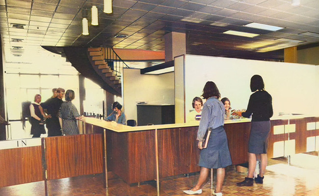 Central Library circulation desk