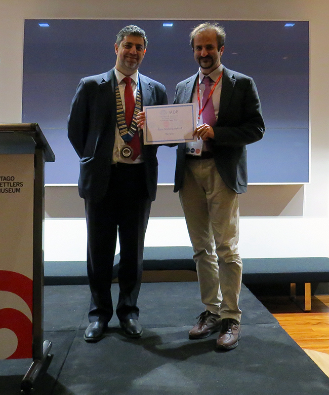 Mauro Farella award IADR ANZ