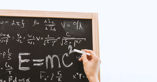 E=mc2 on whiteboard thumbnail