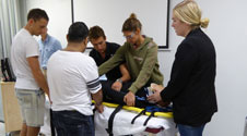Rural emergency medicine students in action at Simulation Centre