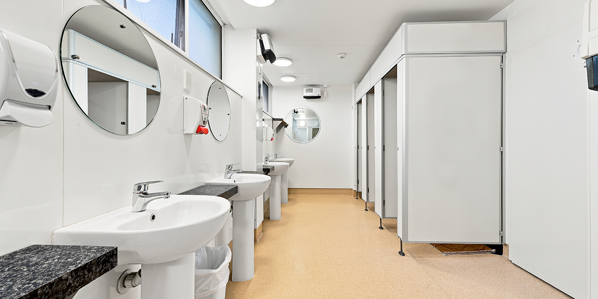 Shared bathroom facilities