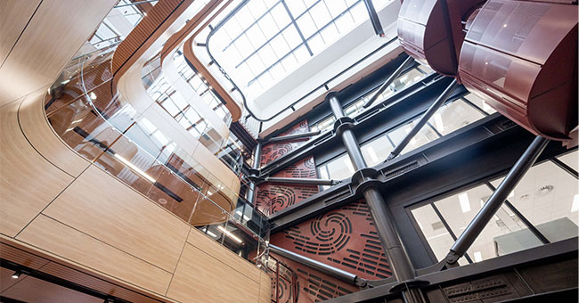 An interior picture of the new Wai Ora building.
