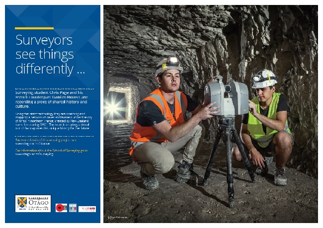 Surveying day in the life poster