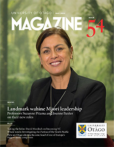 University of Otago Magazine issue 54 cover