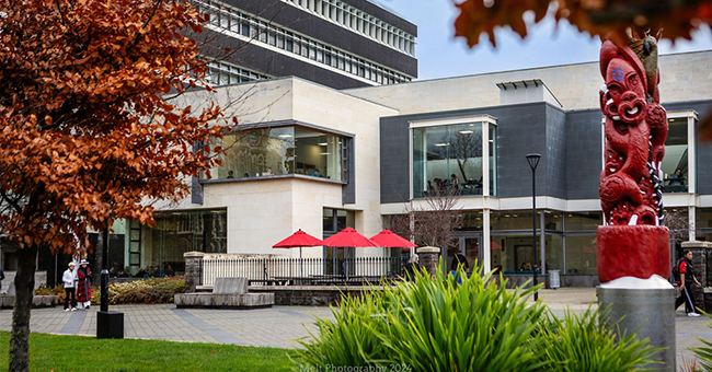 Exterior of St David Complex and cafe