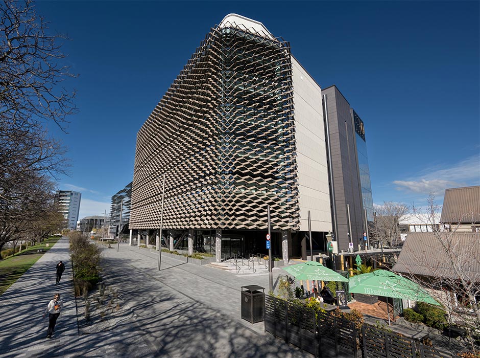 An exterior photograph of the new Wai Ora building.