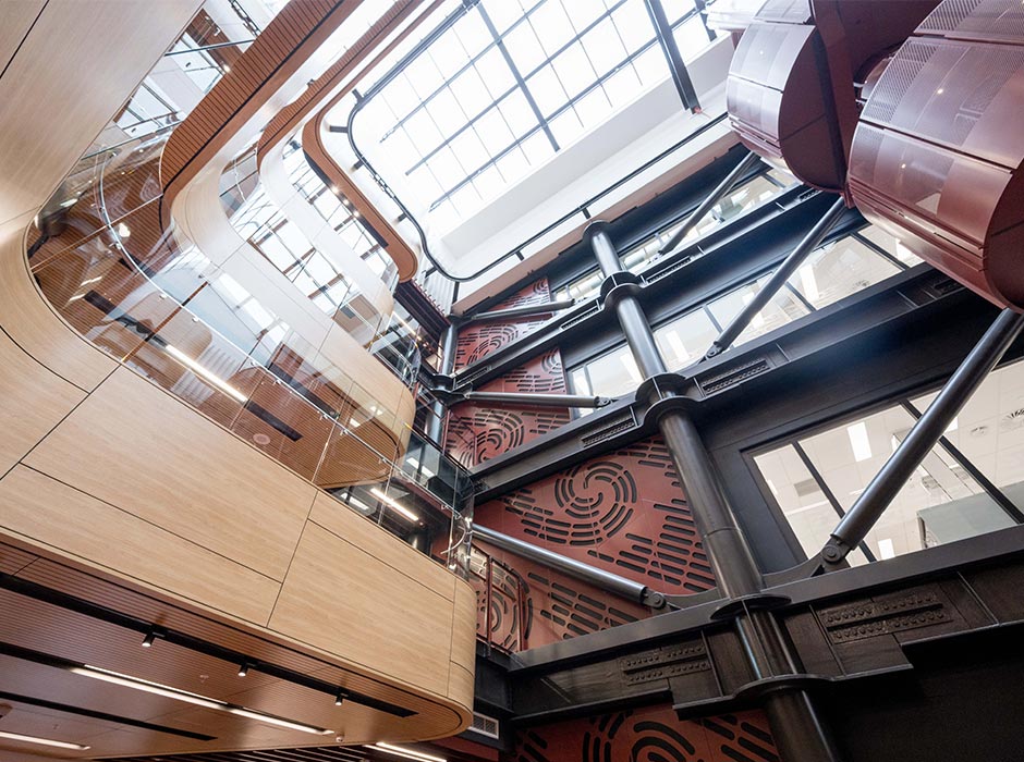An interior picture of the new Wai Ora building.