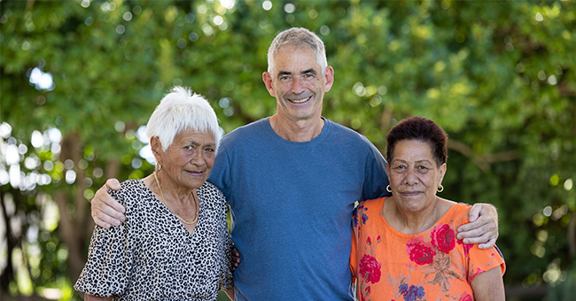 HDGC Research Group members (from left) Pauline Harawira, Professor Parry Guilford and Maybelle McLeod
