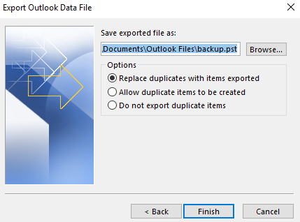 Screenshot showing option to choose where to save the file to on your computer