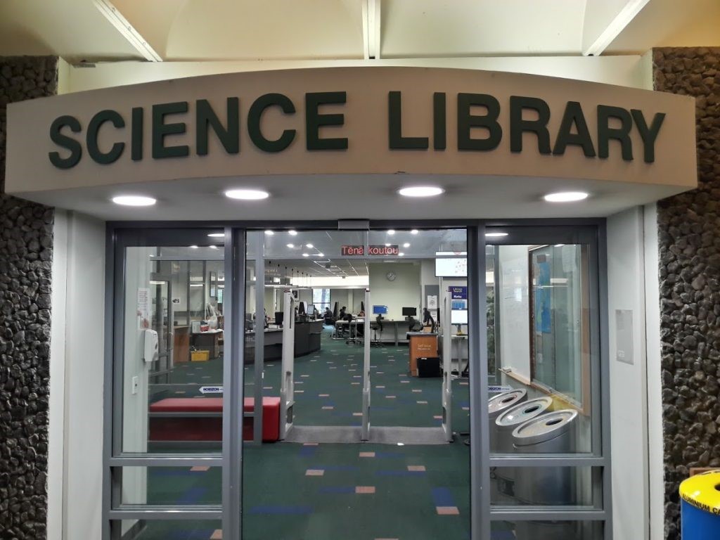 Entrance to the Science Library