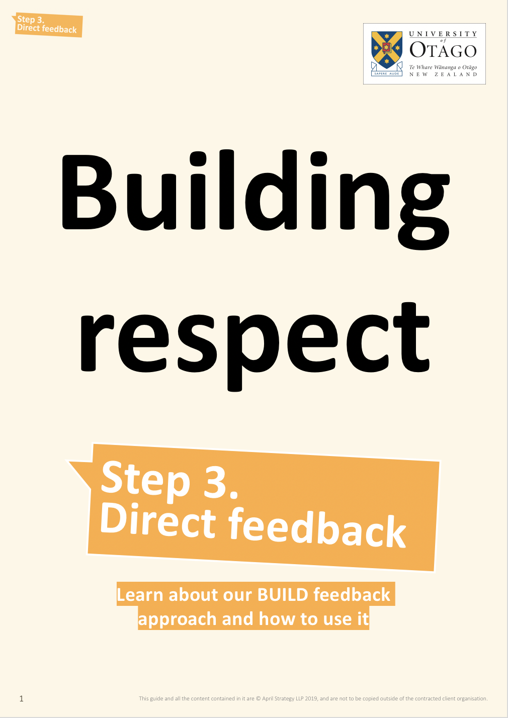 Direct feedback guide
