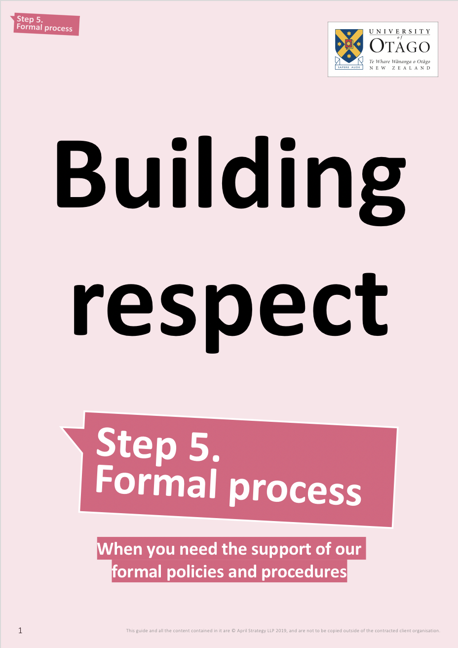 Formal process guide